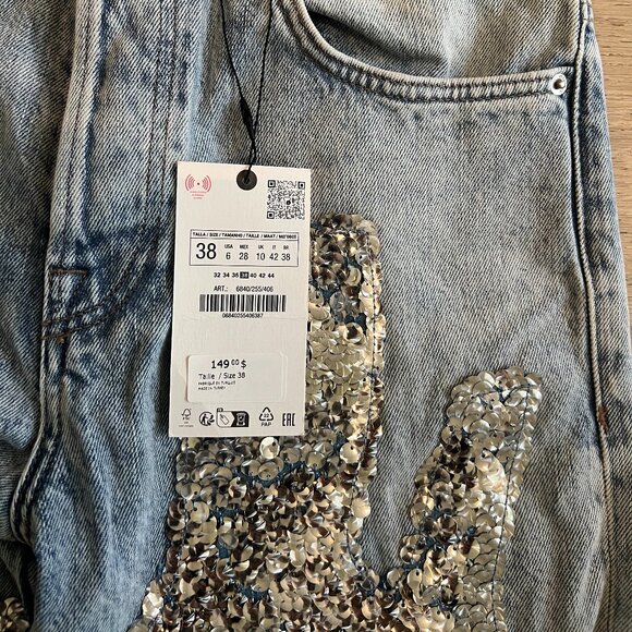 The Unexpected Sequin Pants - Zara - Picture 5 of 9